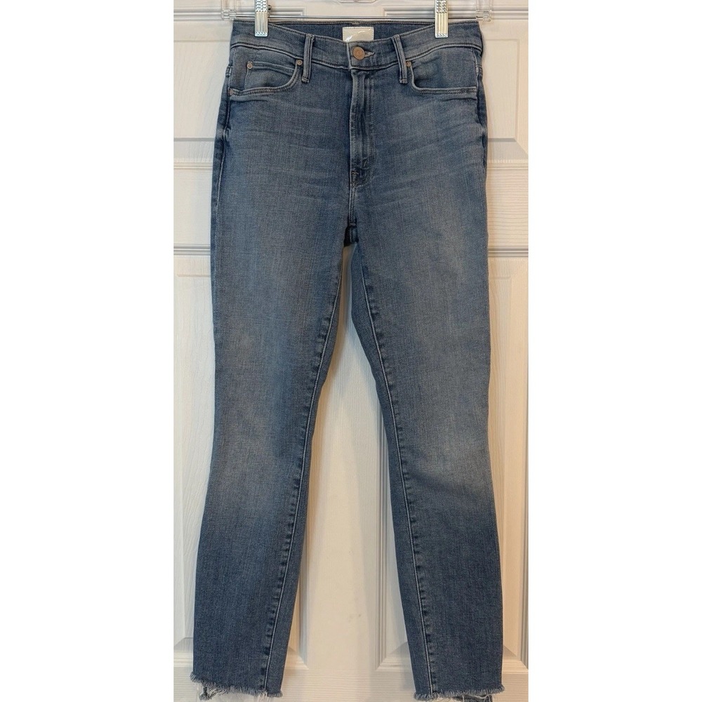 Mother‎ Jeans Stunner Zip Ankle Step Fray in "Camp Expert" Wash 26 Raw Hem 26x26